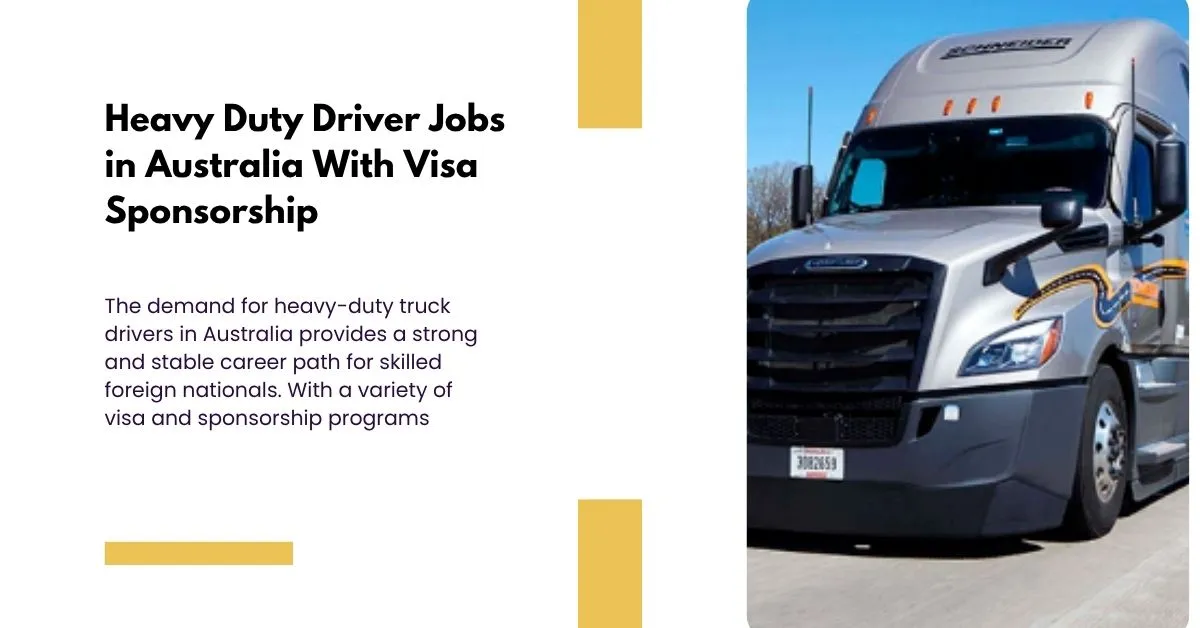 Heavy Duty Driver Jobs in Australia