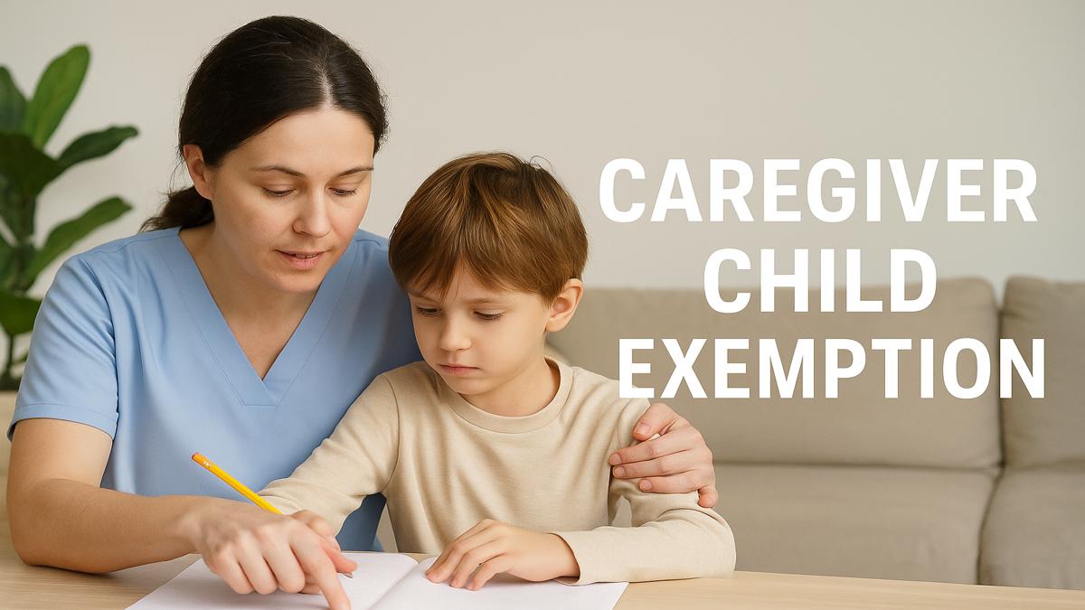 Caregiver Child Exemption