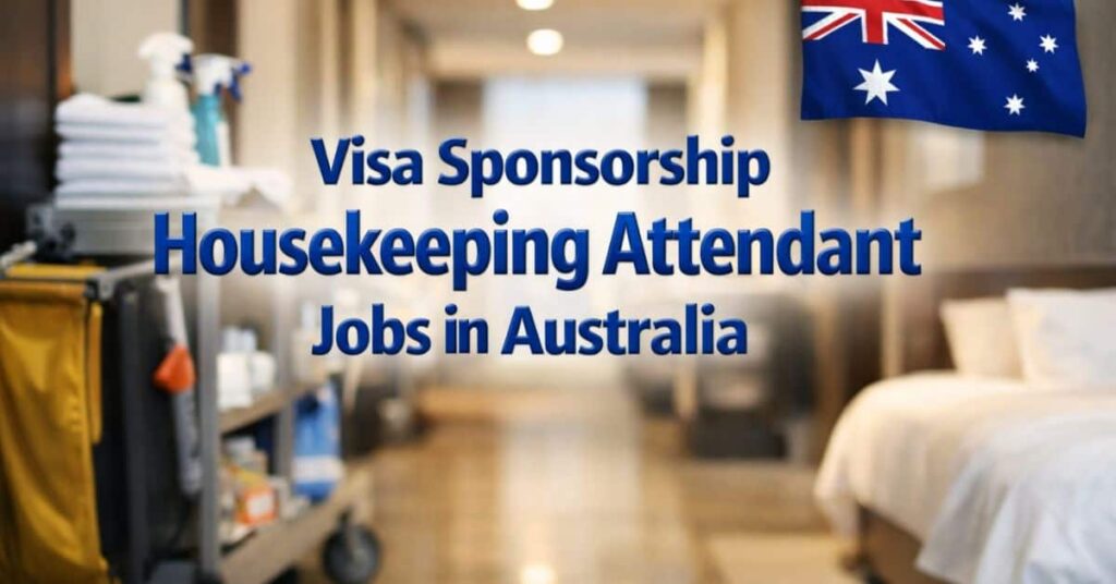 Visa Sponsorship Housekeeping Attendant Jobs in Australia