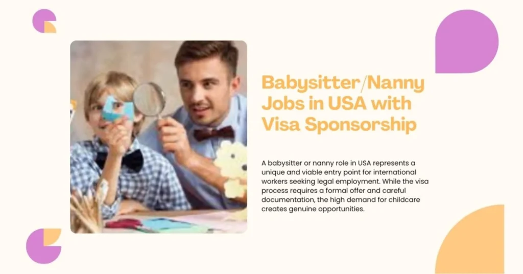 Babysitter/Nanny Jobs in USA