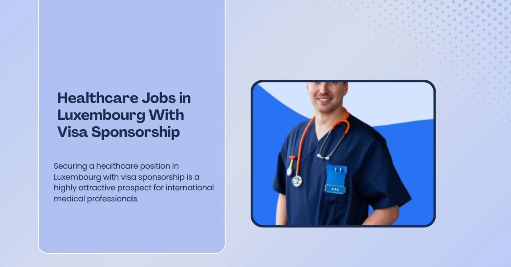 Healthcare Jobs in Luxembourg