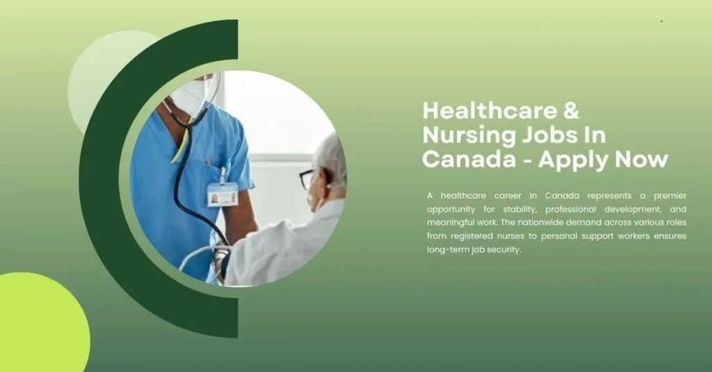 Healthcare & Nursing Jobs In Canada