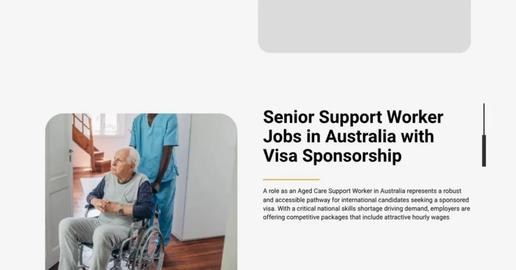 Senior Support Worker Jobs in Australia