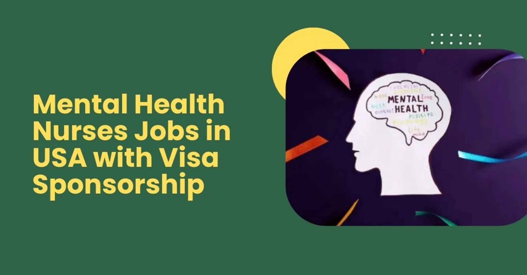 Mental Health Nurses Jobs in USA
