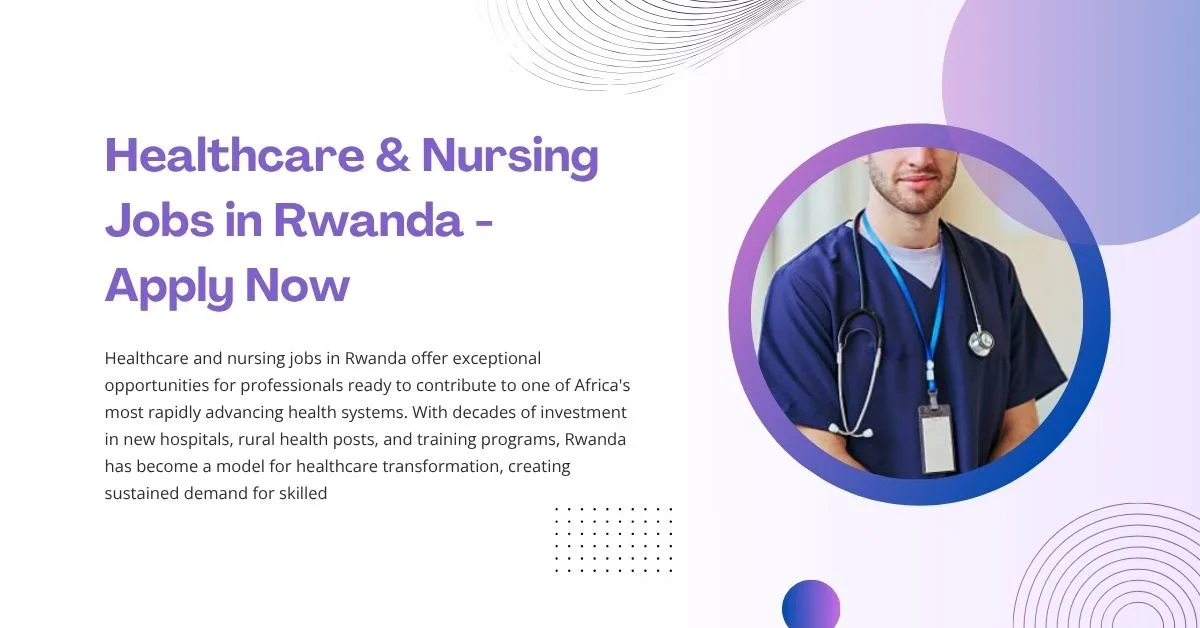 Healthcare & Nursing Jobs in Rwanda