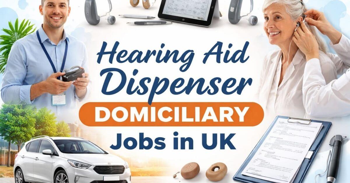 Hearing Aid Dispenser DOMICILIARY Jobs in UK