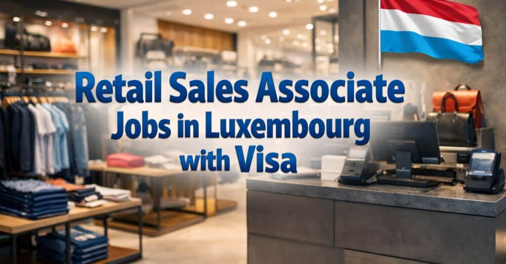 Retail Sales Associate Jobs in Luxembourg with Visa