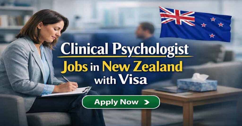 Clinical Psychologist Jobs in New Zealand with Visa