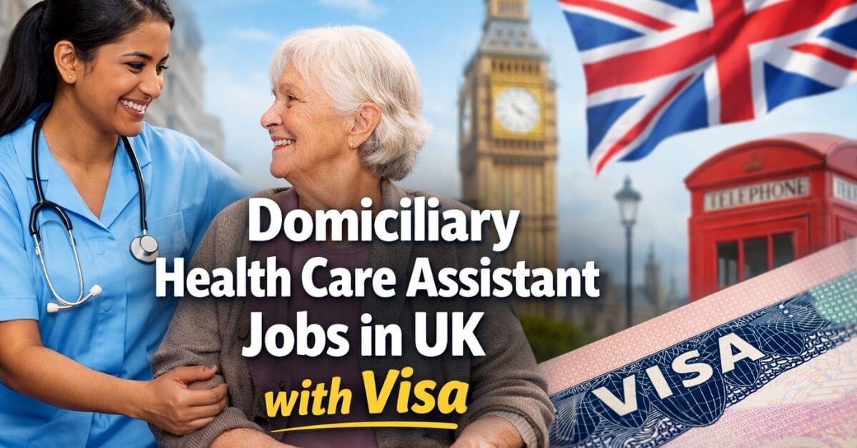 Domiciliary Health Care Assistant Jobs in UK with Visa