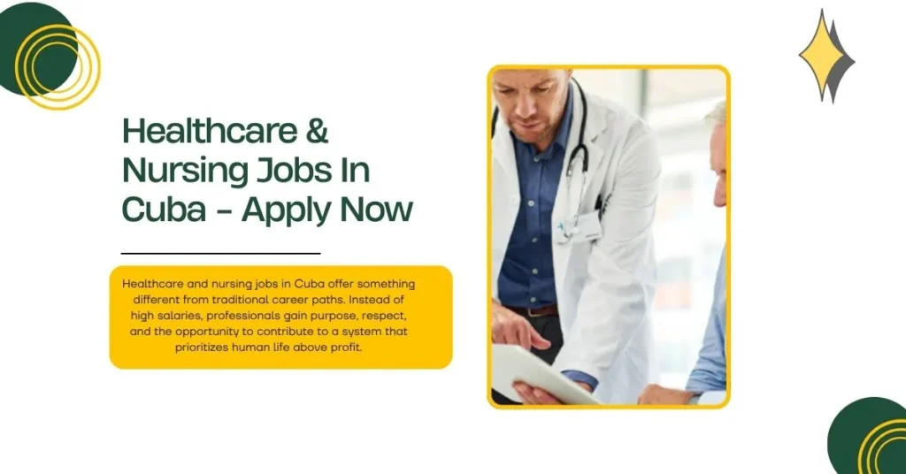 Healthcare & Nursing Jobs In Cuba