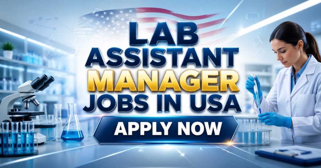 Lab Assistant Manager Jobs in USA