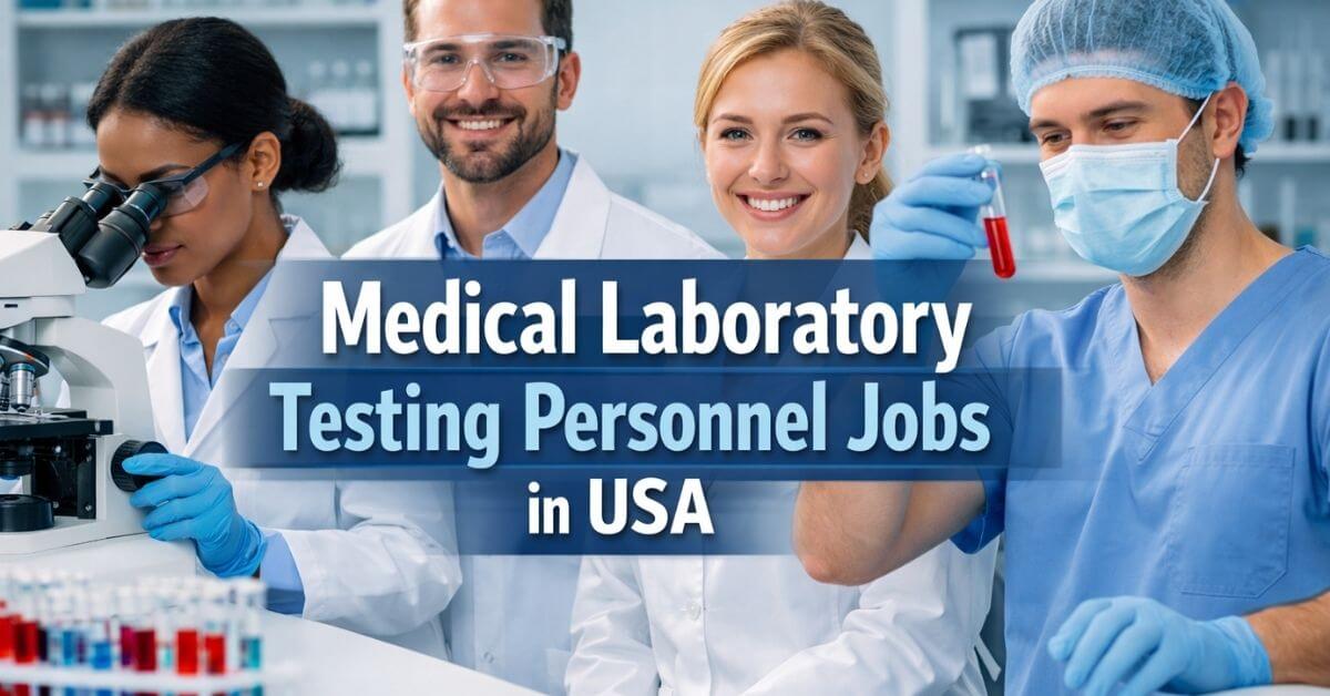 Medical Laboratory Testing Personnel Jobs in USA
