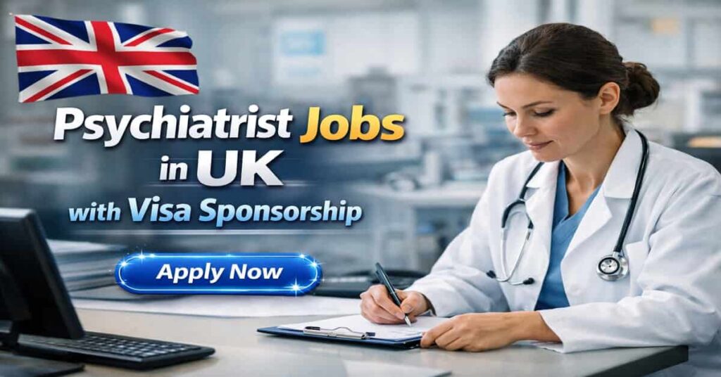 Psychiatrist Jobs in UK with Visa Sponsorship