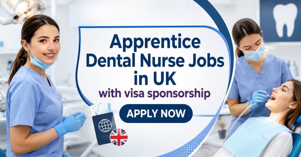 Apprentice Dental Nurse Jobs in UK with visa sponsorship