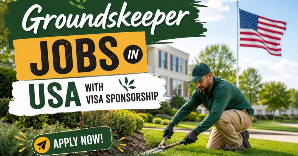 Groundskeeper Jobs in USA with Visa Sponsorship
