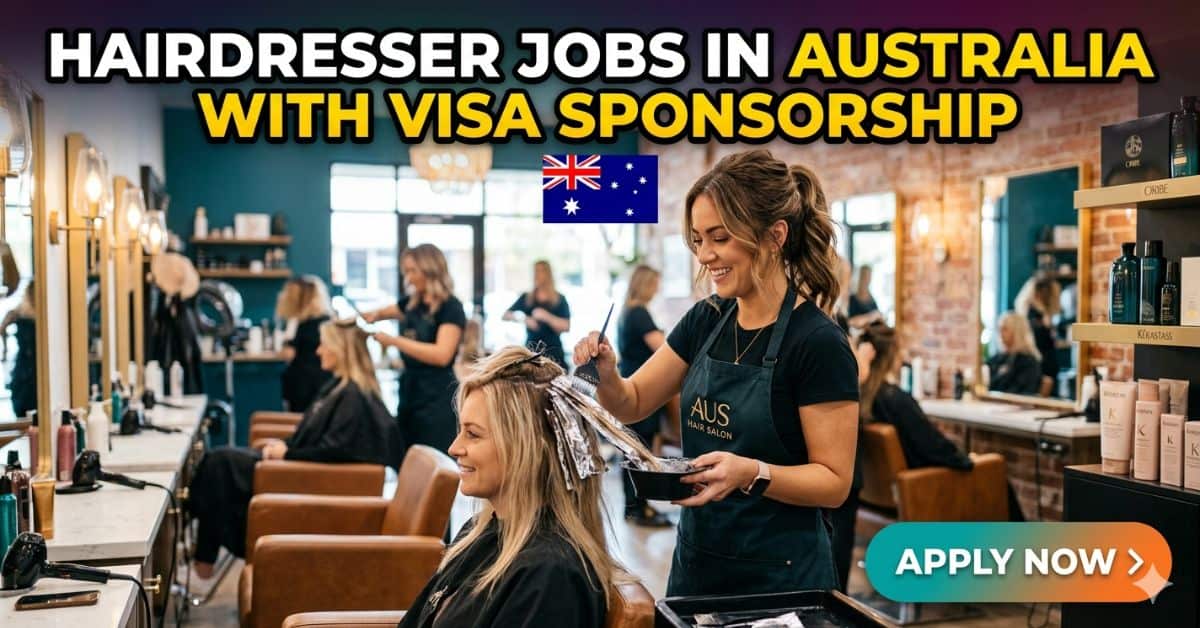Hairdresser Jobs in Australia with Visa Sponsorship