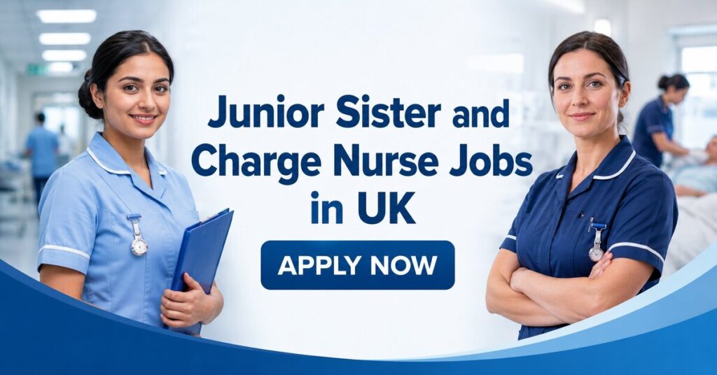 Junior Sister and Charge Nurse Jobs in UK