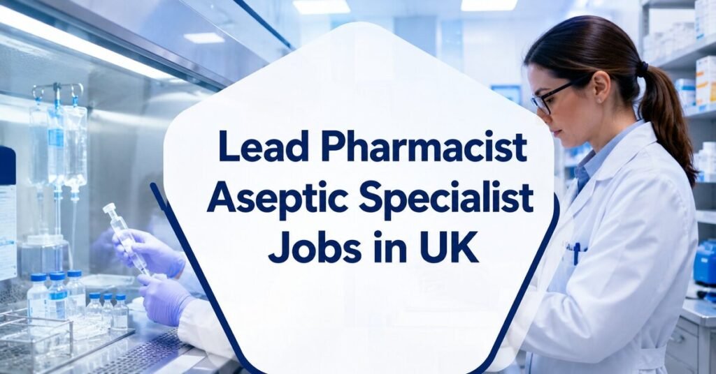 Lead Pharmacist Aseptic Specialist Jobs in UK