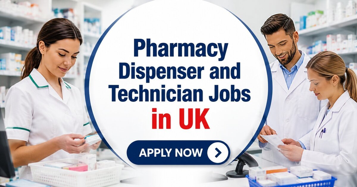 Pharmacy Dispenser and Technician Jobs in UK
