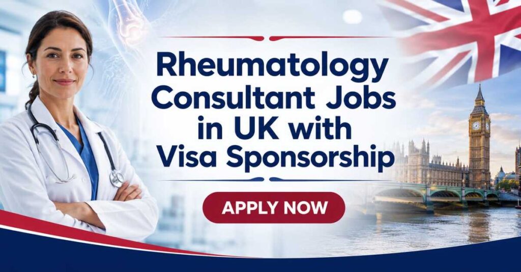 Rheumatology Consultant Jobs in UK with Visa Sponsorship